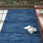 Full rug | the whole rug flat in a living room, all four edges shown