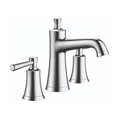 Joleena Widespread Bathroom Faucet with Drain Assembly in Chrome | product photo