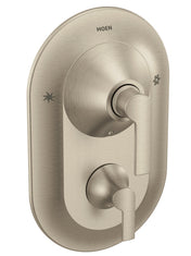 Doux Posi-Temp with Built-in 3-Function Transfer Valve Trim Kit in Brushed Nickel