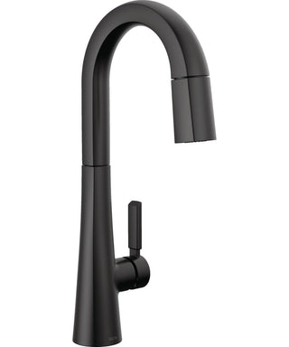Monrovia Bar Faucet with Pull Down Sprayer in Matte Black