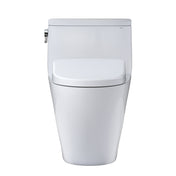 WASHLET 1 GPF Elongated Floor Mounted One-Piece Toilet (Seat Included) without Auto Flush in Cotton