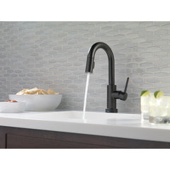Trinsic Pull Down Touch Bar Faucet in Matte Black | product photo
