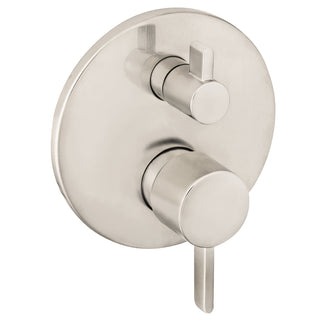 Ecostat HG S Pressure Balance Diverter Faucet Trim with Lever Handle in Brushed Nickel