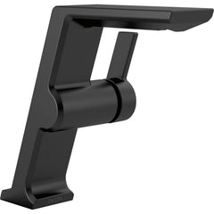 Pivotal Mid Height Vessel Sink Bathroom Faucet in Matte Black | product photo