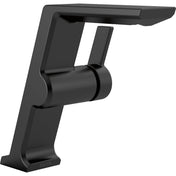 Pivotal Mid Height Vessel Sink Bathroom Faucet in Matte Black