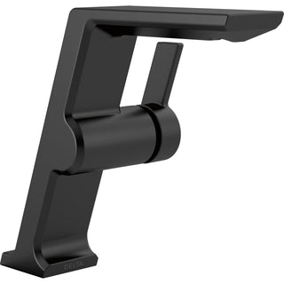 Pivotal Mid Height Vessel Sink Bathroom Faucet in Matte Black