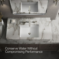 Kohler Composed Widespread Bathroom Faucet with Drain Assembly in Vibrant Polished Nickel | product photo