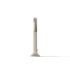 Kohler Occasion Widespread Bathroom Sink Faucet Spout with Cane Design and Drain Assembly in Vibrant Brushed Nickel | product photo