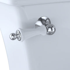 Eco Clayton® Two-Piece Elongated 1.28 GPF Universal Height Toilet in Cotton | detail photo