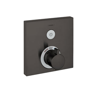 ShowerSelect Temperature Memory Thermostatic 1-Function Shower Trim Valve Trim Only in Brushed Black Chrome