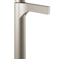 Zura Single Hole Bathroom Faucet with Diamond Seal Technology in Stainless | product photo