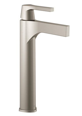 Zura Single Hole Bathroom Faucet with Diamond Seal Technology in Stainless