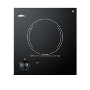 Electric Cooktop, Single Burner Smoothtop in Black