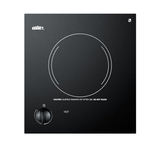 Electric Cooktop, Single Burner Smoothtop in Black