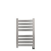 Electric Towel Warmer, Vega, Flat Bar, Wall Mounted, Brushed Stainless Steel