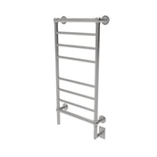 Electric Towel Warmer, Wall Mount, Hardwired, Steel, Polished Nickel