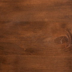 End Table, 24 in Square with Open Lower Shelf, Whiskey Finish