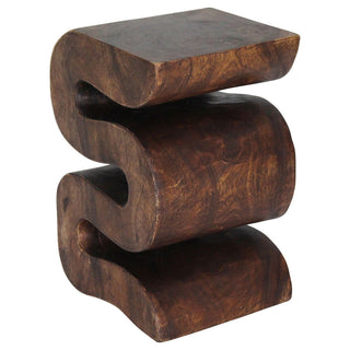 End Table in Solid Wood, 20 in H x 14 in W x 12 in D