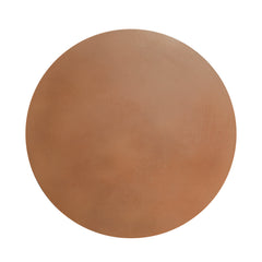 End Table, Round Concrete Drum Base in Terracotta
