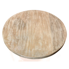 End Table, Solid Mango Wood with Natural Wood Finish
