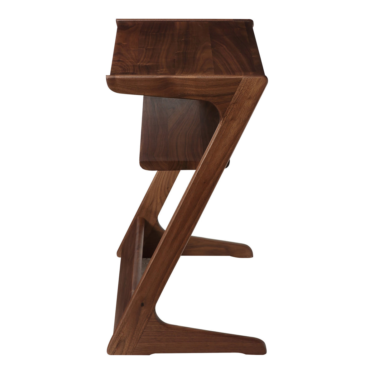 End Table, Solid Wood in Natural Walnut