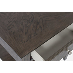 End Table with Drawer and Shelf, Solid and Manufactured Wood