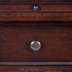 End Table with Drawer and Solid Wood Frame in Cherry