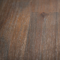 End Table with Drawer, Solid Acacia Wood, Distressed Charcoal Brown