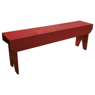 Entryway Bench, 48 in W, Distressed Pine in Old Red