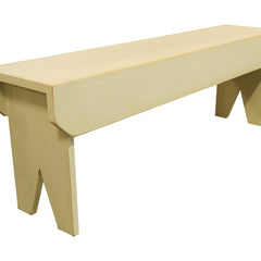 Entryway Bench, 48 in W, Distressed Pine in Old Red