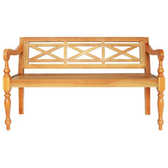 Entryway Bench, Seats 3, Solid Mahogany, Light Brown