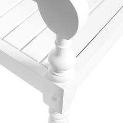 Entryway Bench, Seats 3, Solid Mahogany, Light Brown