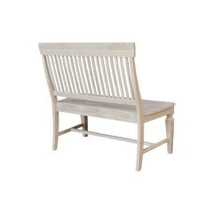 Entryway Bench, Solid Wood in Unfinished