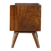 Entryway Bench, Solid Wood with Brown Finish