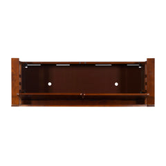 Entryway Bench with Split Seat Storage in Walnut