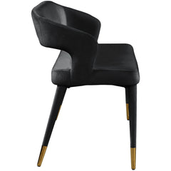 Entryway Bench with Velvet Upholstery and Gold Iron Legs