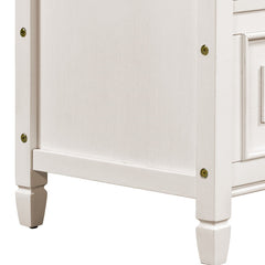 Entryway Storage Bench, 42 In. Wide, White Linen, Wood Frame