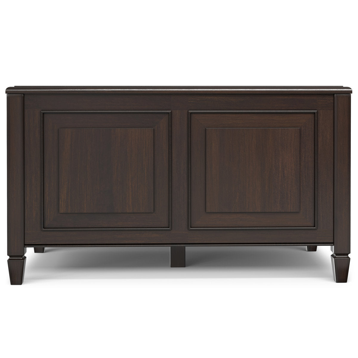 Entryway Storage Bench in Chestnut Brown Finish