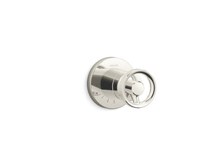 Components Volume Control Valve Trim with Industrial Handle in Polished Nickel