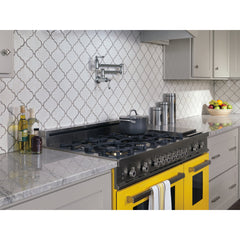 Traditional Pot Filler Kitchen Faucet in Arctic Stainless | product photo