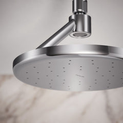 Statement Flood Adjustable Shower Head in Polished Chrome | detail photo