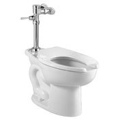 Madera 1.1 Gallons GPF Elongated Comfort Height Floor Mounted Toilet Kit (Seat Not Included) in White