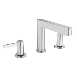 Finoris Widespread Faucet 110 with Pop-up Drain, 1.2 GPM in Chrome