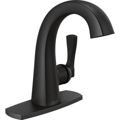 Single Handle Bathroom Faucet in Matte Black | product photo
