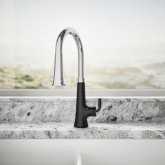 Kohler Tone Touchless Pull-Down Kitchen Sink Faucet with Three-Function Sprayhead | product photo