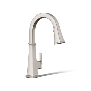 Riff Pull-Down Kitchen Sink Faucet with Three-Function Sprayhead, Single-Handle Kitchen Faucet in Vibrant Stainless