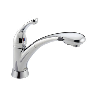 Signature Pull Out Sprayer Kitchen Sink Faucet, Single Handle Kitchen Faucet in Chrome