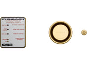 Steam Shower Adapter Kit in Brushed Moderne Brass
