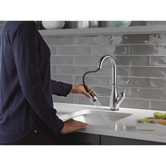 Leland Touch2O Bar / Prep Faucet with Touchless Technology in Arctic Stainless | product photo