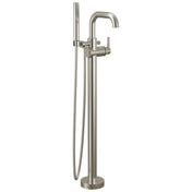 Floor Mount Tub Filler in Stainless